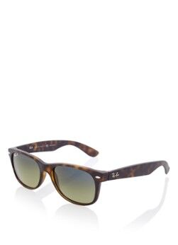 Ray-Ban Zonnebril New Wayfarer gepolariseerd RB2132 - Bruin