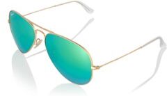 Ray-Ban Zonnebril Aviator Classic gepolariseerd RB3025 - Groen