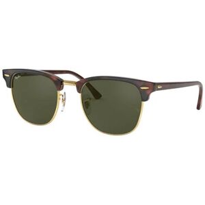 Ray-Ban zonnebril Clubmaster met tortoise print bruin 000 Unisex