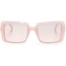 Moncler Eyewear Promenade zonnebril met rechthoekig montuur - Roze