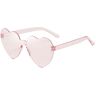 TGGOHIGH sunglasses 2pcs Peach Heart Sunglasses Love Sunglasses One-piece Glasses Dazzling Color Glasses-20