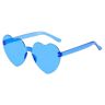 TGGOHIGH sunglasses 2pcs Peach Heart Sunglasses Love Sunglasses One-piece Glasses Dazzling Color Glasses-4