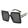 EkeNoz Vierkant groot frame buitenvakantiezonnebril for heren en dames Trendy Commuter Casual UV400 zonnebril cadeau (Color : A, Size : 1)
