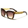 VG Eyewear dames zonnebril Flower Brown Gold vg29002 Bruin,Goud