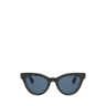 Polo Ralph Lauren Preppy Cat-Eye Sunglasses Shiny Blk Tartan/Shiny Tor One Size Female