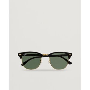 Ray-Ban Clubmaster Sunglasses Ebony/Crystal Green