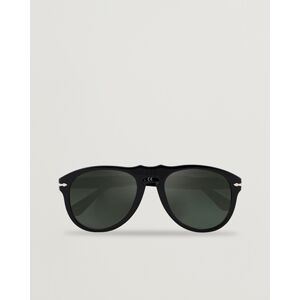 Persol 0PO0649 Sunglasses Black/Crystal Green