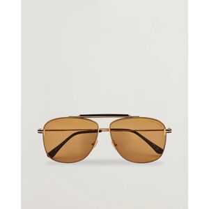 Tom Ford Jaden FT1017 Metal Sunglasses Gold/Brown