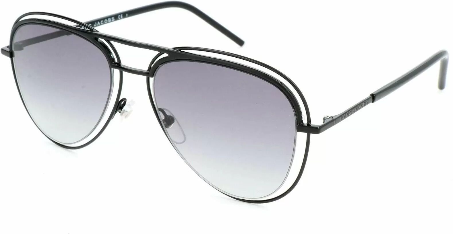 Marc Jacobs Marc7/s Omgf Marc - Svart, Gradient Gray Tint, Dame - Marc Jacobs Solbriller