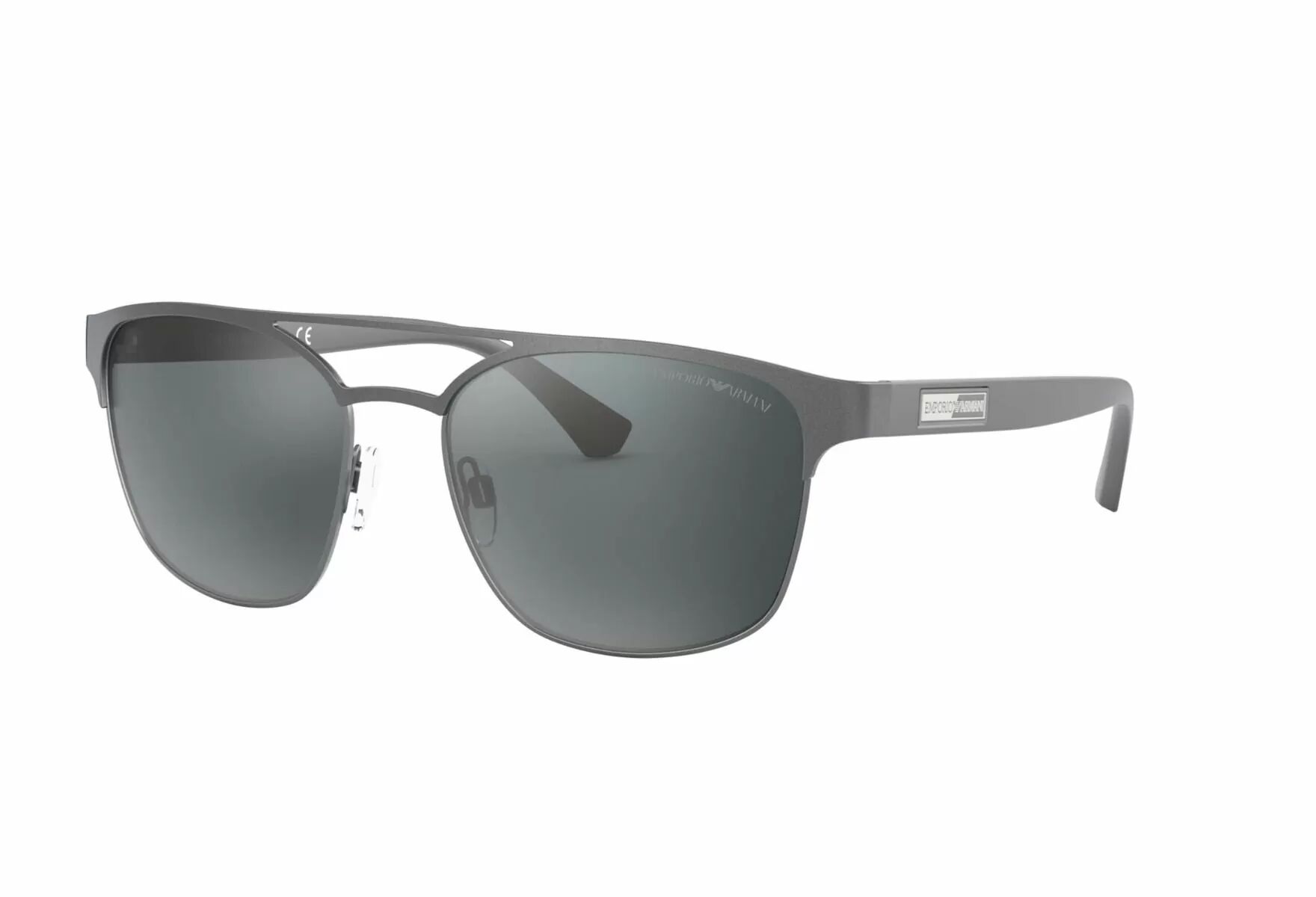 Giorgio Armani Emporio Armani Ea2093 32946g, Light Grey Mirror Black - Solbriller - Matte Grey - Herre