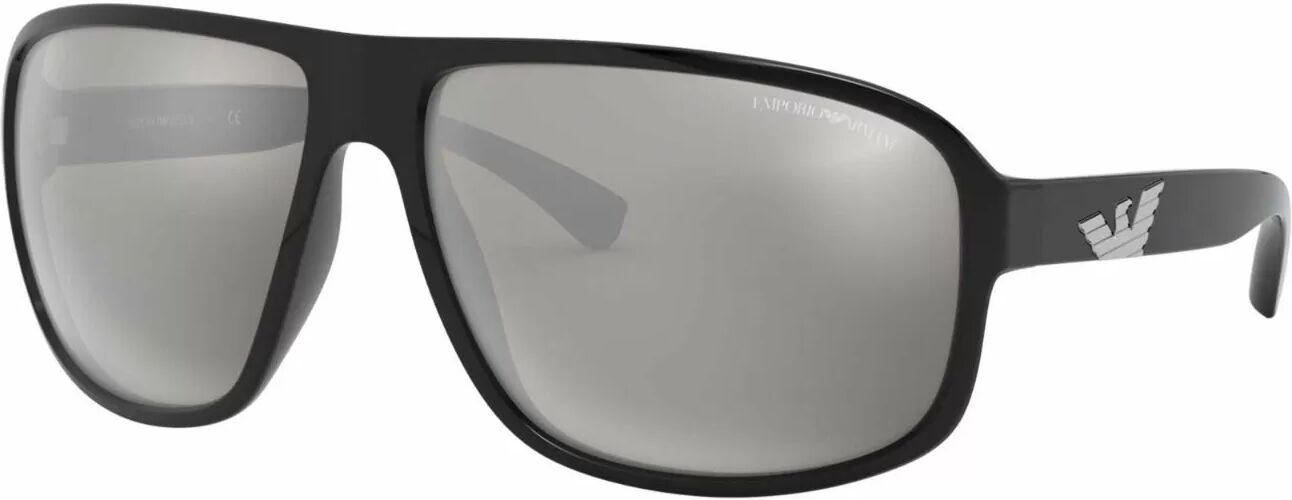 Giorgio Armani Emporio Armani Ea4130 50176g, Light Grey Mirror Silver 80 - Solbriller - Svart - Herre