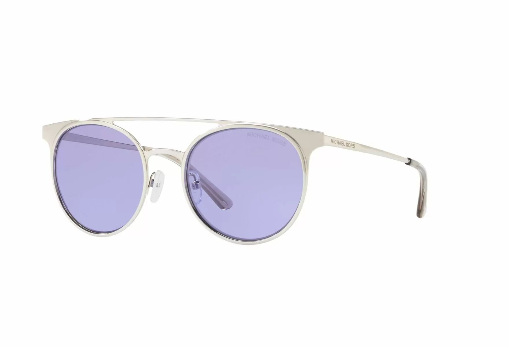 Michael Kors Grayton, Solid Purple - Solbriller - Shiny Silver - Dame