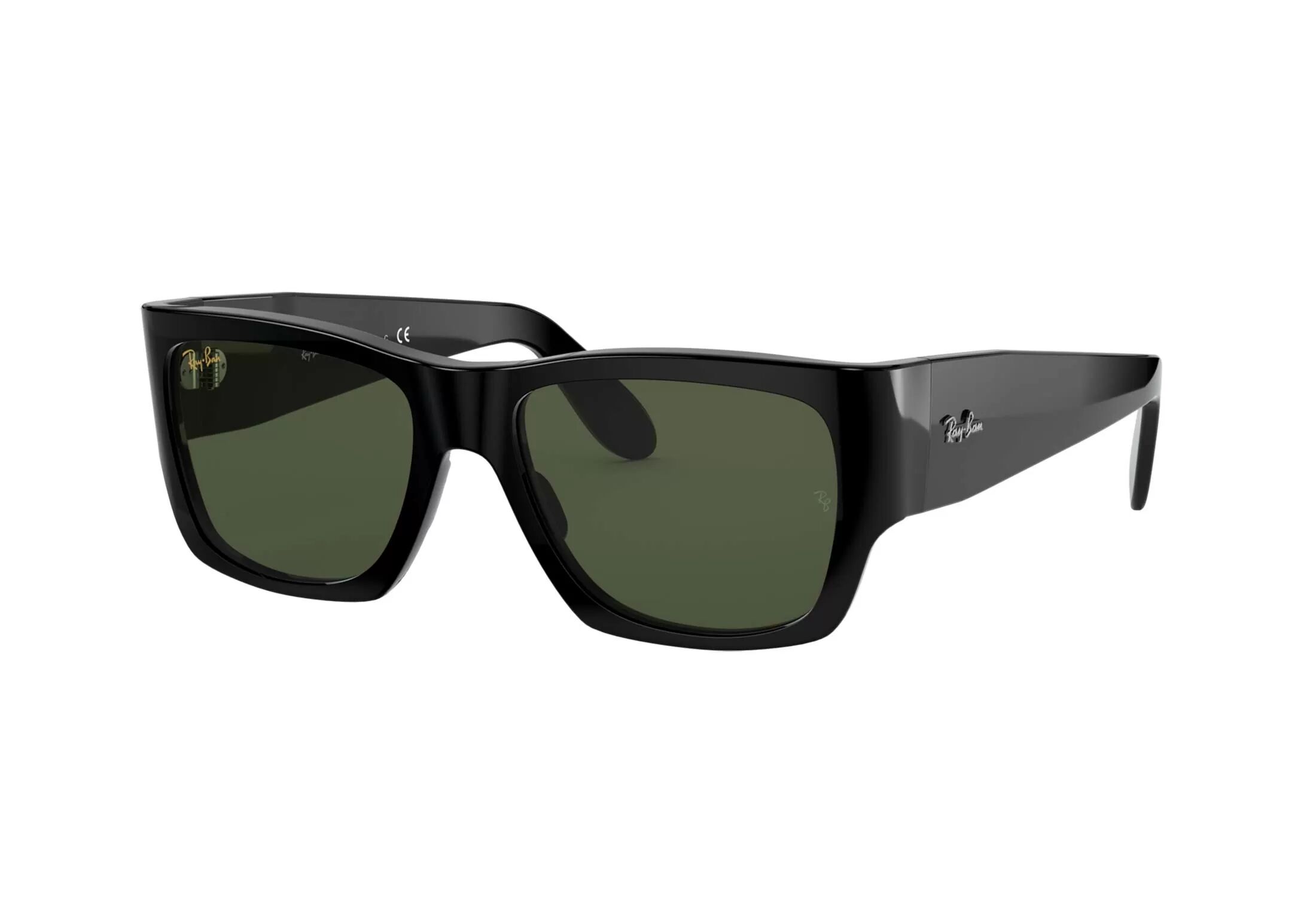 Ray-Ban Wayfarer Nomad, Green - Solbriller - Svart - Unisex