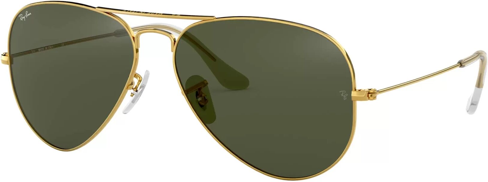 Ray-Ban Aviator Large Metal Rb3025, Grey Green - Solbriller - Gull - Unisex