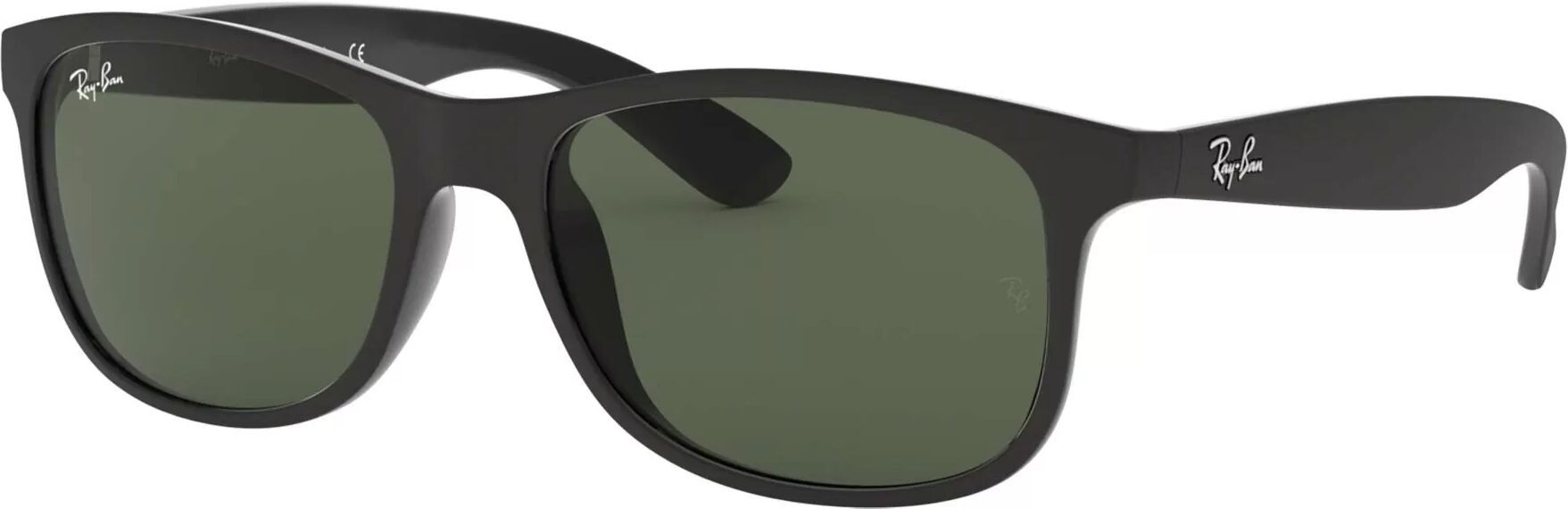 Ray-Ban Andy, Dark Green - Solbriller - Matt Svart - Herre