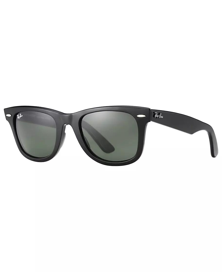 RAY-BAN Wayfarer Black 50 - Solbriller - Grønn