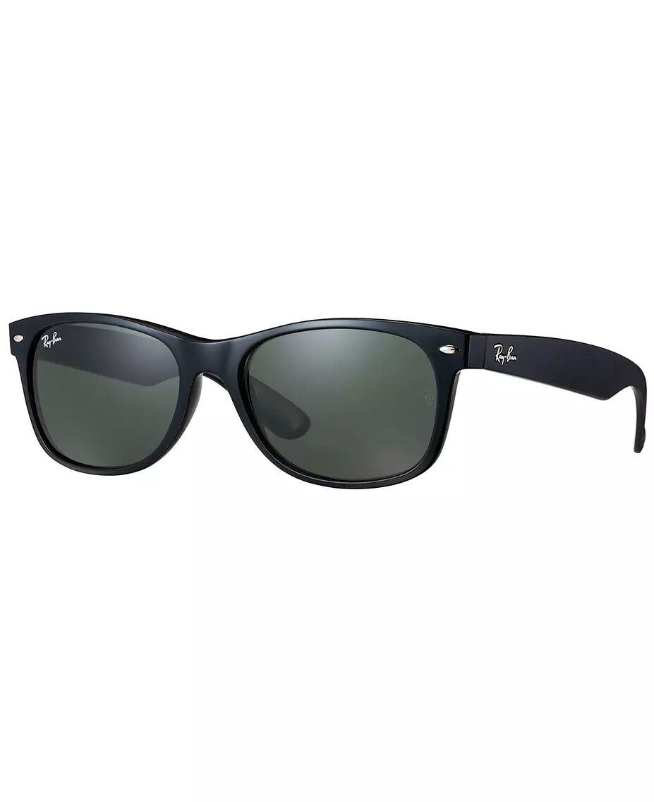 RAY-BAN New Wayfarer Black - Solbriller - Green Classic - 52