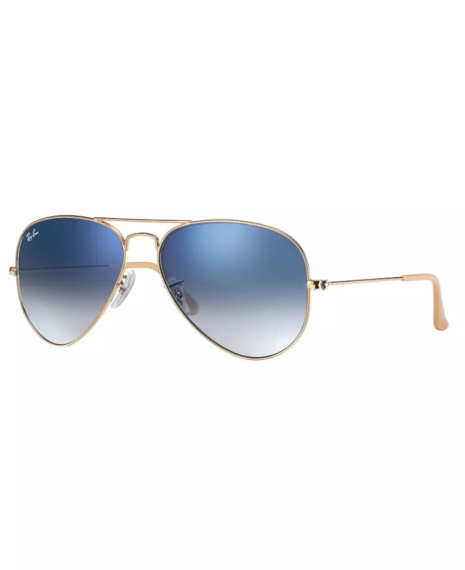 RAY-BAN Aviator Gradient - Solbriller - Light Blue - 58