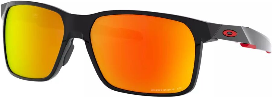 Oakley Portal X Polished Black - Solbriller - Prizm Ruby Polarized