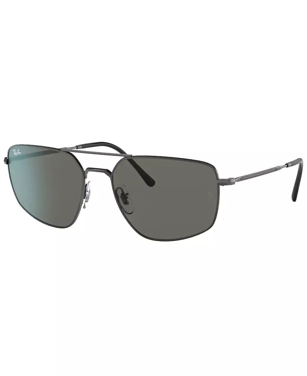 RAY-BAN RB3666 Polished Gunmetal - Solbriller - Dark Grey