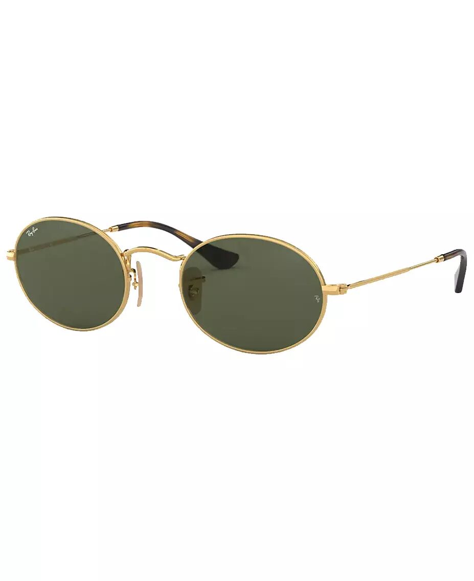 RAY-BAN Oval Gold - Solbriller - Green