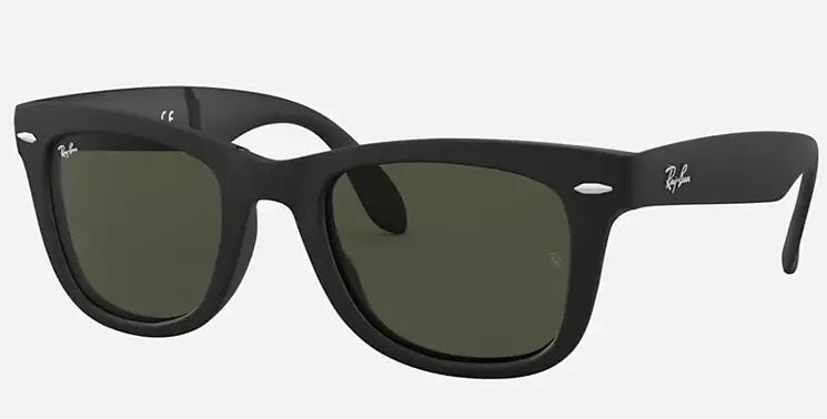 RAY-BAN Wayfarer Folding Black - Solbriller - Green