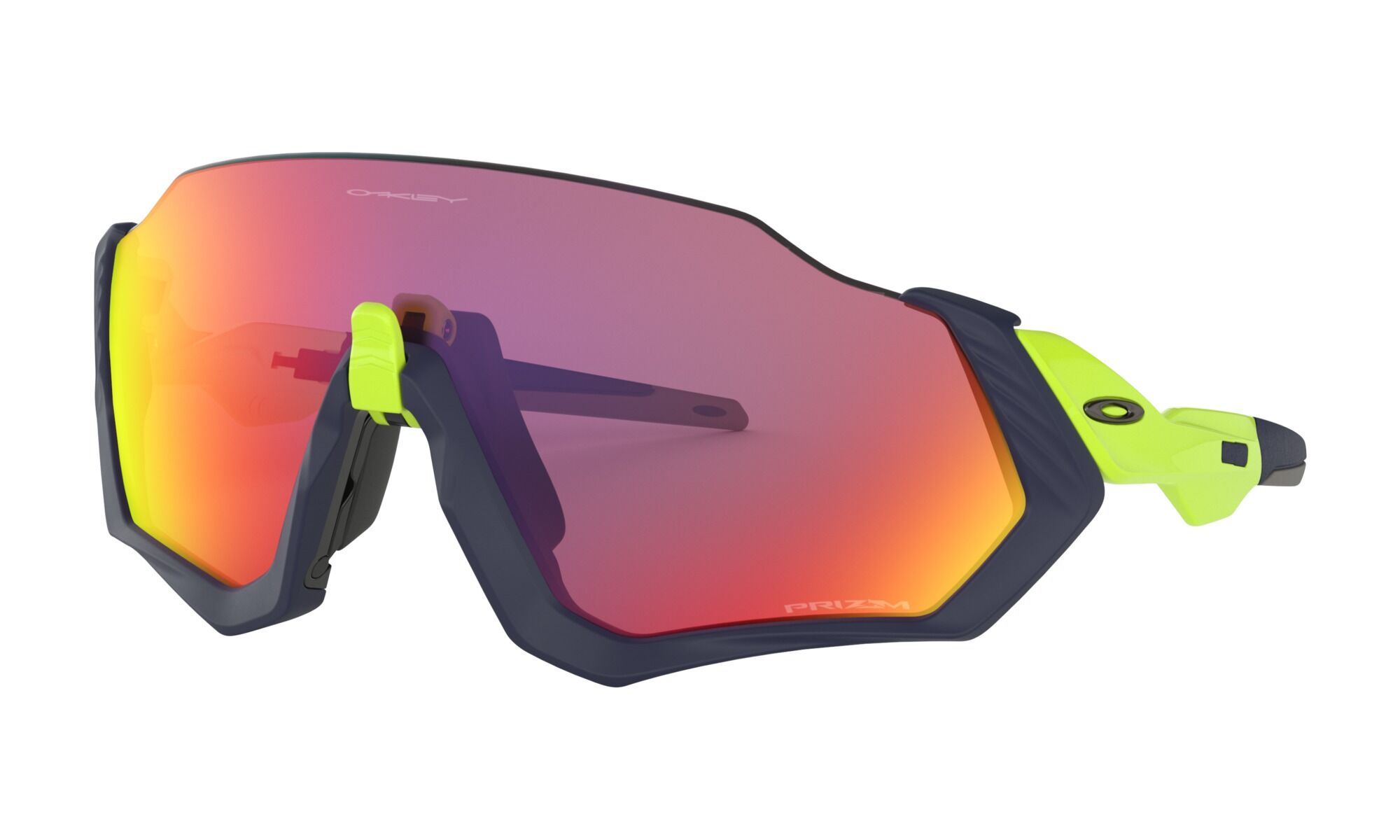 Oakley Flight Jacket Matte Navy/Retina Burn / Prizm Road sportsbriller OO9401-0537 2020