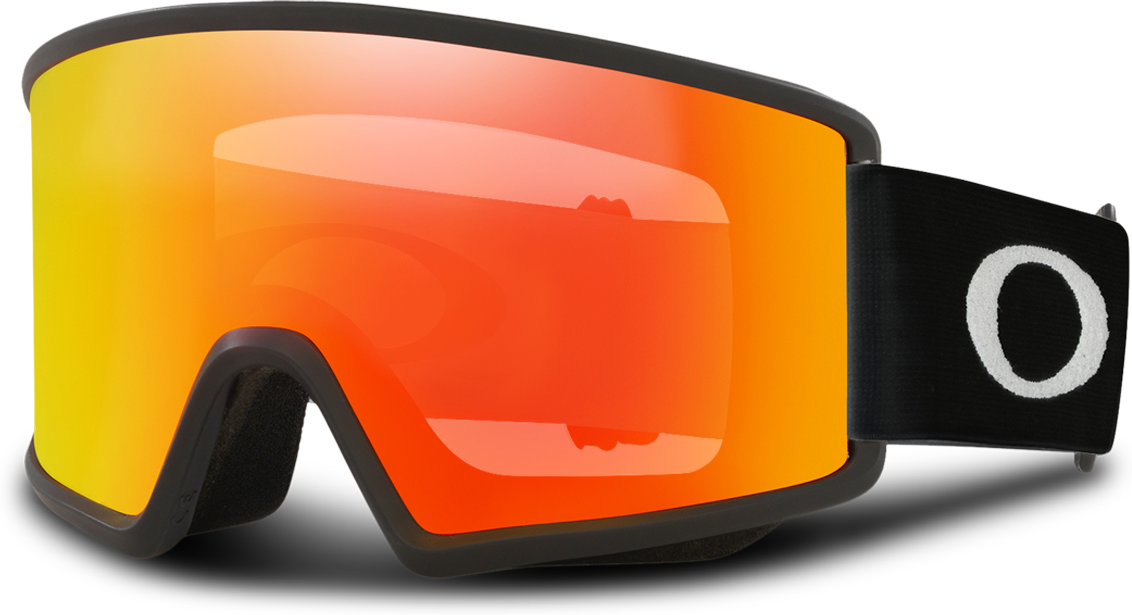 Oakley Snøscooterbriller Oakley Ridge Line XL Fire Iridium Glass Mattsvart