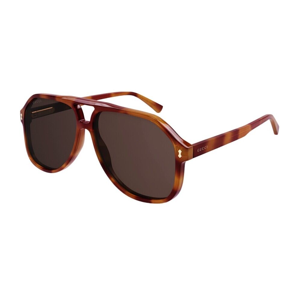 Gucci Havana Sunglasses Brun Male