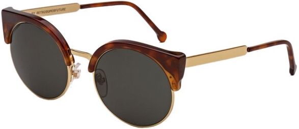 Retrosuperfuture Ilaria Classic Havana Sunglasses Brun Female