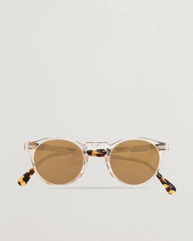 Oliver Peoples Gregory Peck Sunglasses Honey/Gold Mirror