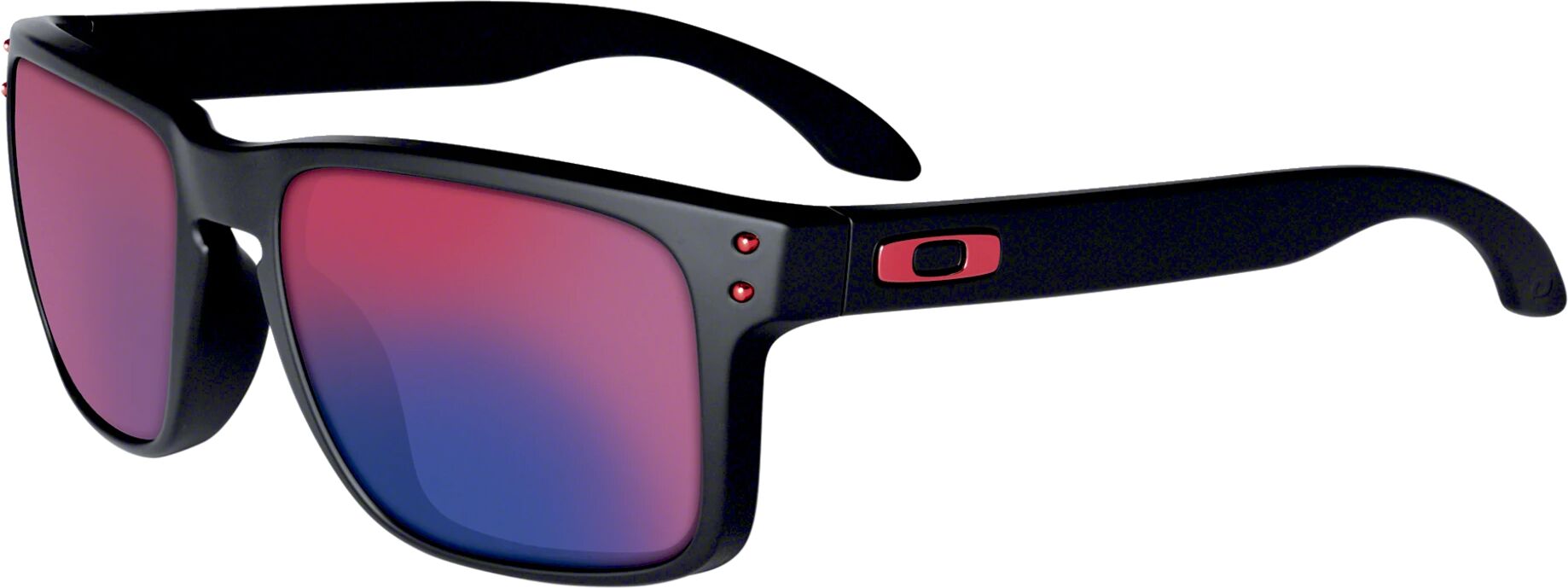 Oakley Holbrook Matte Black w/+ Red Iridium, solbrille STD Matte Black w/+ Red