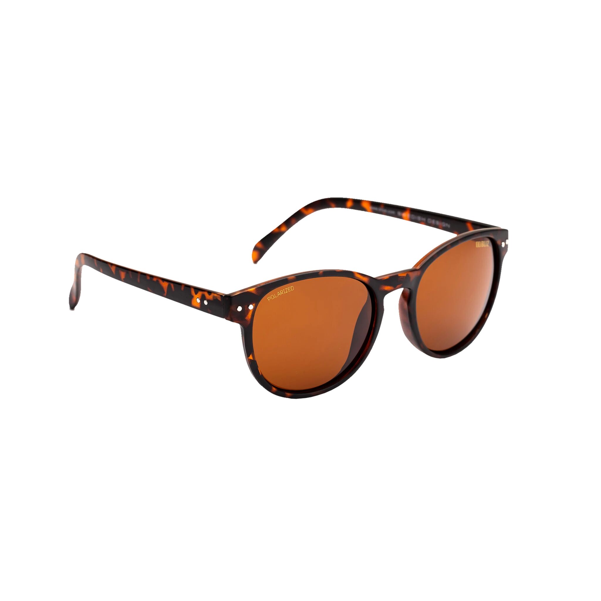 Bliz Polarized Black B Hannah, solbrille, unisex One Size Brown w Pattern