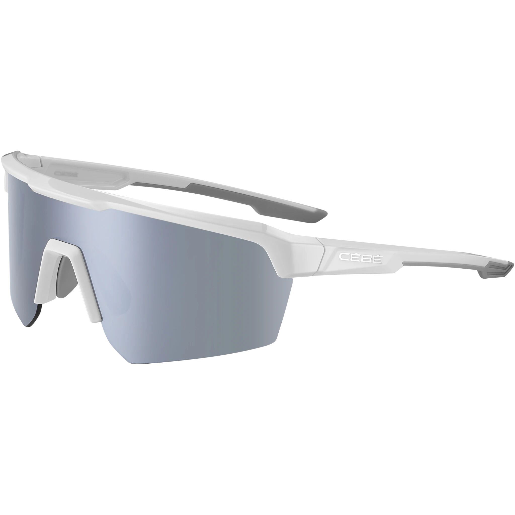 Cébé Asphalt Lite Cat.3, multisportbrille unisex L Shiny White Grey