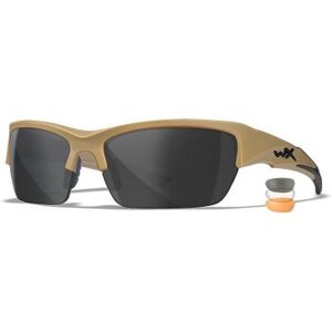 Wiley X WileyX VALOR 2.5 Grey/Clear/Light Rust Lenses Matte Tan Frame