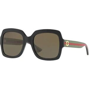 Gucci - GG0036SN 002 Woman's Sunglasses Black/Green/Brown