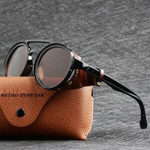 Lin Clothes 2 Hot Selling Men's Sunglasses Round UV400 Protective Glasses Retro Sunglasses