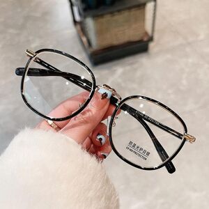 Fuuny Bricks Small Round Frame Flat Frame Men's Anti-blue Light Glasses Women's Sunglasses Sunglasses