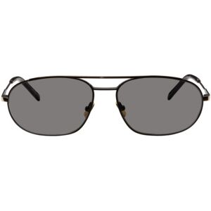 Saint Laurent Black SL 561 Sunglasses  - BLACK-BLACK-SILVER - Size: UNI - male