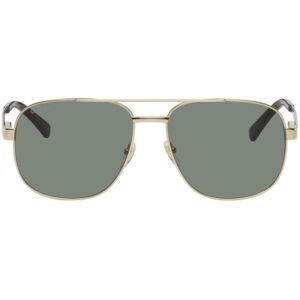 Gucci Gold Navigator Sunglasses  - 002 Shiny Endura Gol - Size: UNI - female