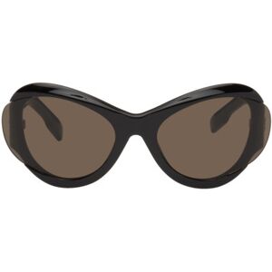 MCQ Black Futuristic Sunglasses  - 001 Shiny Black - Size: UNI - female