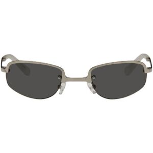A BETTER FEELING Silver Siron Sunglasses  - Steel/Black - Size: UNI - female