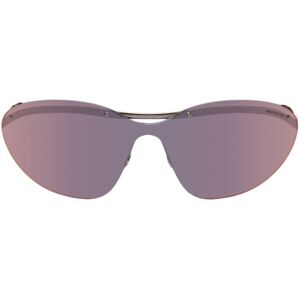 Moncler Silver Carrion Sunglasses  - SILVER, BORDEAUX / R - Size: UNI - male
