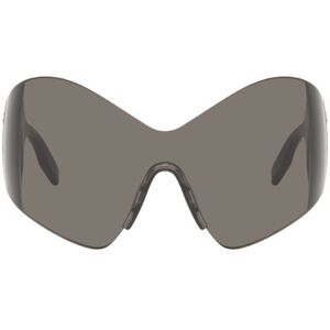 Balenciaga Gray Mask Butterfly Sunglasses  - 001 Grey - Size: UNI - female