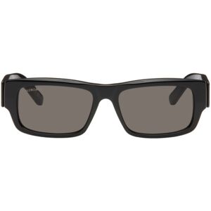 Balenciaga Black Max Sunglasses  - BLACK-BLACK-GREY - Size: UNI - male