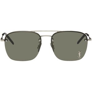 Saint Laurent Black SL 309 M Sunglasses  - 006 Silver/Silver/Gr - Size: UNI - female