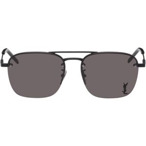 Saint Laurent Black SL 309 Sunglasses  - BLACK-BLACK-BLACK - Size: UNI - male