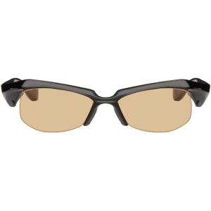 FACTORY900 SSENSE Exclusive Black FA-208 Sunglasses  - 001 ORANGE - Size: UNI - male