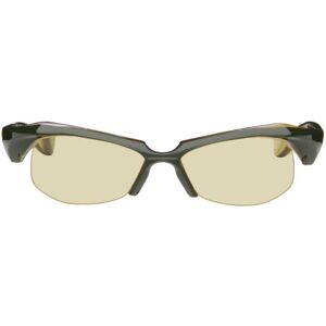 FACTORY900 SSENSE Exclusive Green FA-208 Sunglasses  - 575 YELLOW - Size: UNI - male