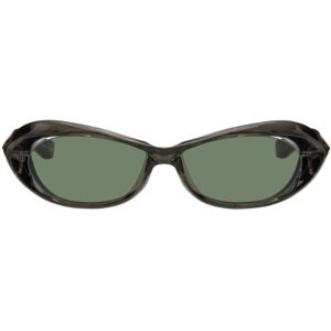 FACTORY900 SSENSE Exclusive Gray FA-241 Sunglasses  - 425 AR GREEN - Size: UNI - male